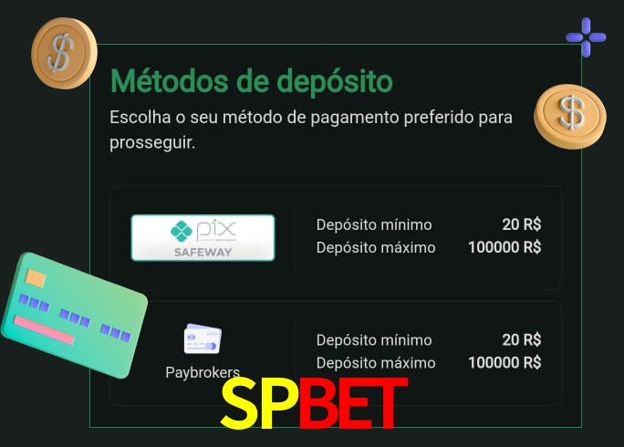 O cassino SPBET oferece uma grande variedade de métodos de pagamento